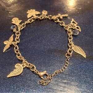 Angel charm bracelet